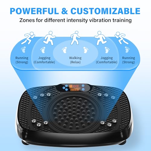 Vibration Plate Exercise Machine: TISSCARE Weight Loss and Lymphatic Drainage Vibrating Plates, Whole Body Workout Sculpting Platform for Home Fitness Fat Burner, for Women Men - Image 5