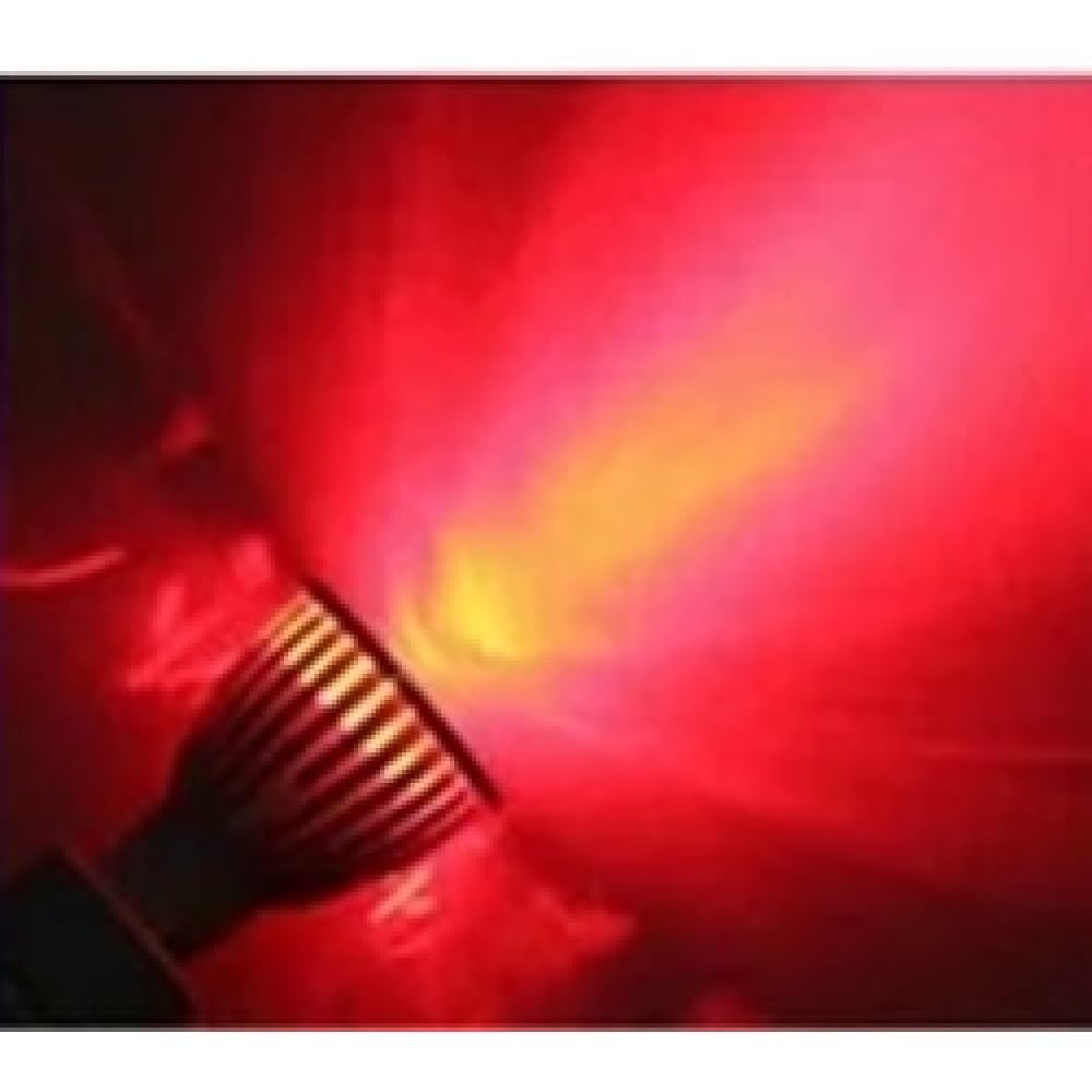 Lanshui Lampadine a LED, Confezione da 10 lampadine LED COB Spotlight AC85-265V 9W GU5.3/GU10/E27/E14/B22 lampade a luce rossa/verde/blu/gialla(Rosso,E14)