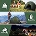 1-2 personTent Waterproof & Windproof Family Tents Camping-Tent All-Weather Backpacking-Tent for Camping-Hiking, Outdoor Adventures with Carry Bag