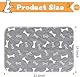 6er Wiederverwendbare Hundetrainingspads, 40 x 60 cm Hundetrainingsmatten Wiederverwendbare, rutschfeste und Wasserfeste Haustier-PIPI-Matte für Zuhause, Auto, Reisen