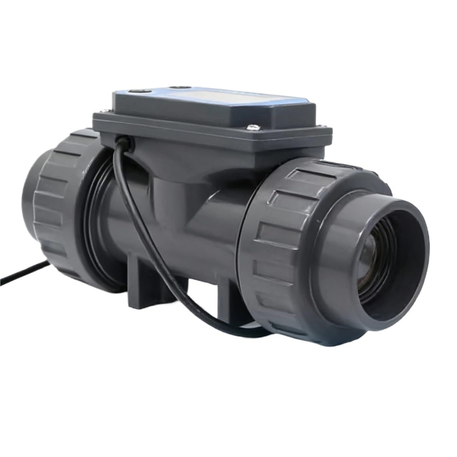 1 Uds caudalímetro de agua Digital 485 transmisión de datos equipo de tratamiento de agua de PVC Sensor de flujo de agua inteligente adquisición(DN65-Power)