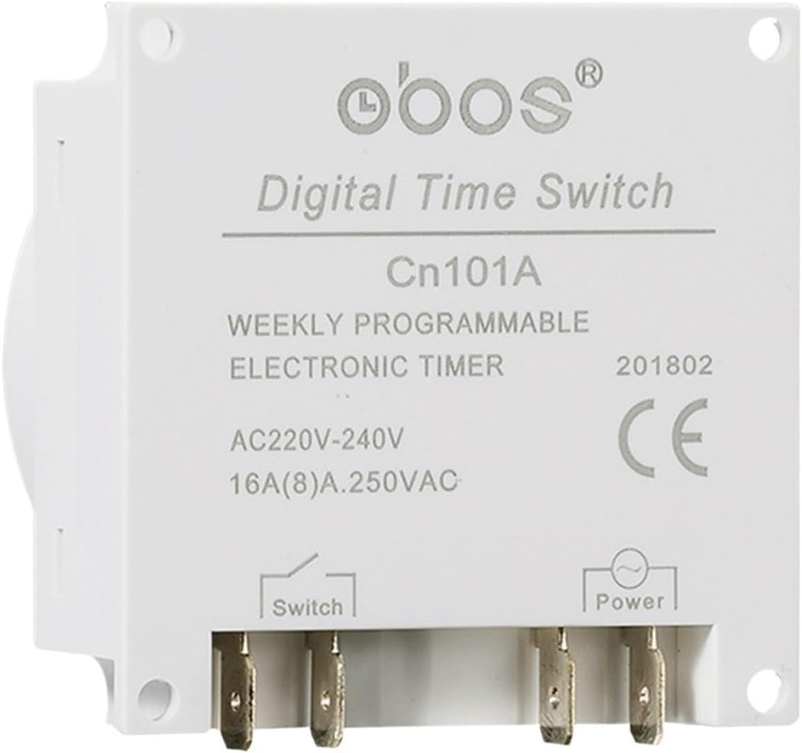 CN101A AC 220V 230V 240V Digital LCD Power Timer Programmable Time Switch Relay 16A timers CN101 DC12V DC24V(AC110V)
