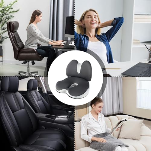 Coussin de dossier ergonomique pour chaise de bureau et fauteuil roulant
