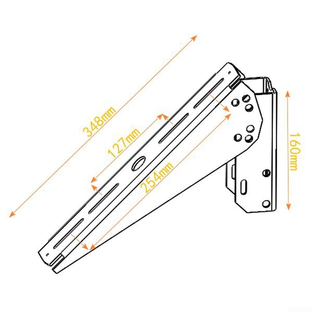 30° Photovoltaikhalterung Einzel-Solarmodul-Masthalterung Wand-Solarhalterung