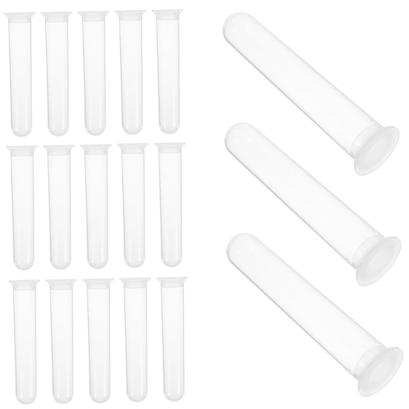 100 Tubes À Centrifuger En Plastique Pour Laboratoire Avec Bouchons Tubes À Essai Pour Échantillons