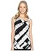 Calvin Klein Women's Printed Top with Hardware