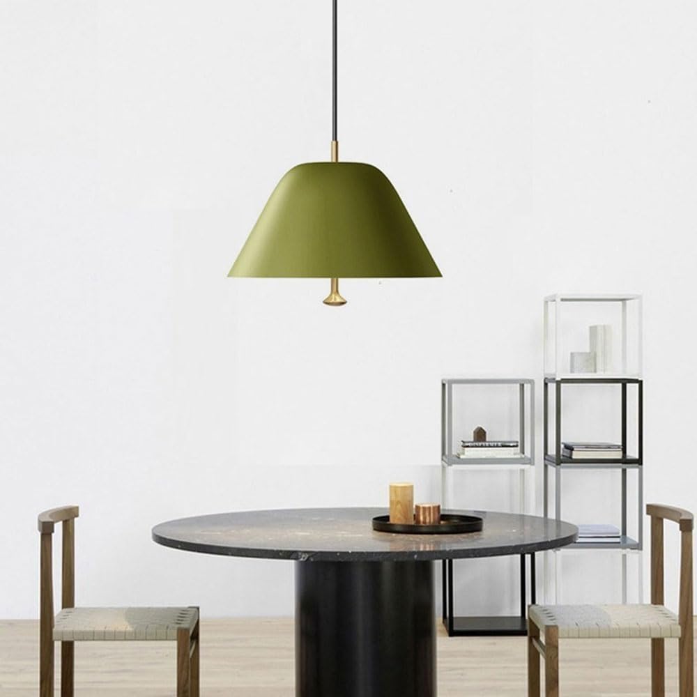 Nordic industrialny żyrandol kreatywny metalowy wisiorek ht oprawa E27 sufitowa lampa wisząca do salonu sypialni i jadalni dekoracja - zielony rozmiar 4 żarówek