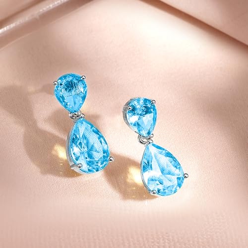 Image of Rubans Necklace Set Rhodium Plated Crystal Studded Jewellery Gift for Women & Girls