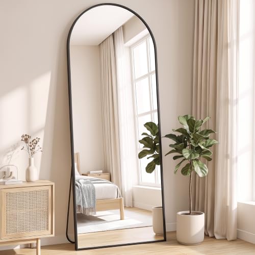 NEWBULIG Arched Full Length Floor Mirror 68"x26", Body Standing Mirror