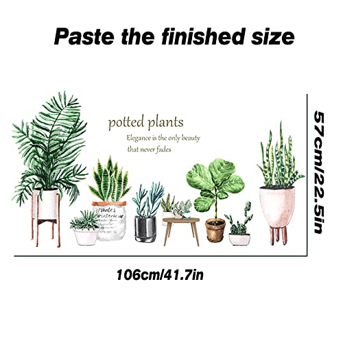 Vinilos Decorativos de Plantas Tropic. 2 Hojas 106x57 cm miniatura 5
