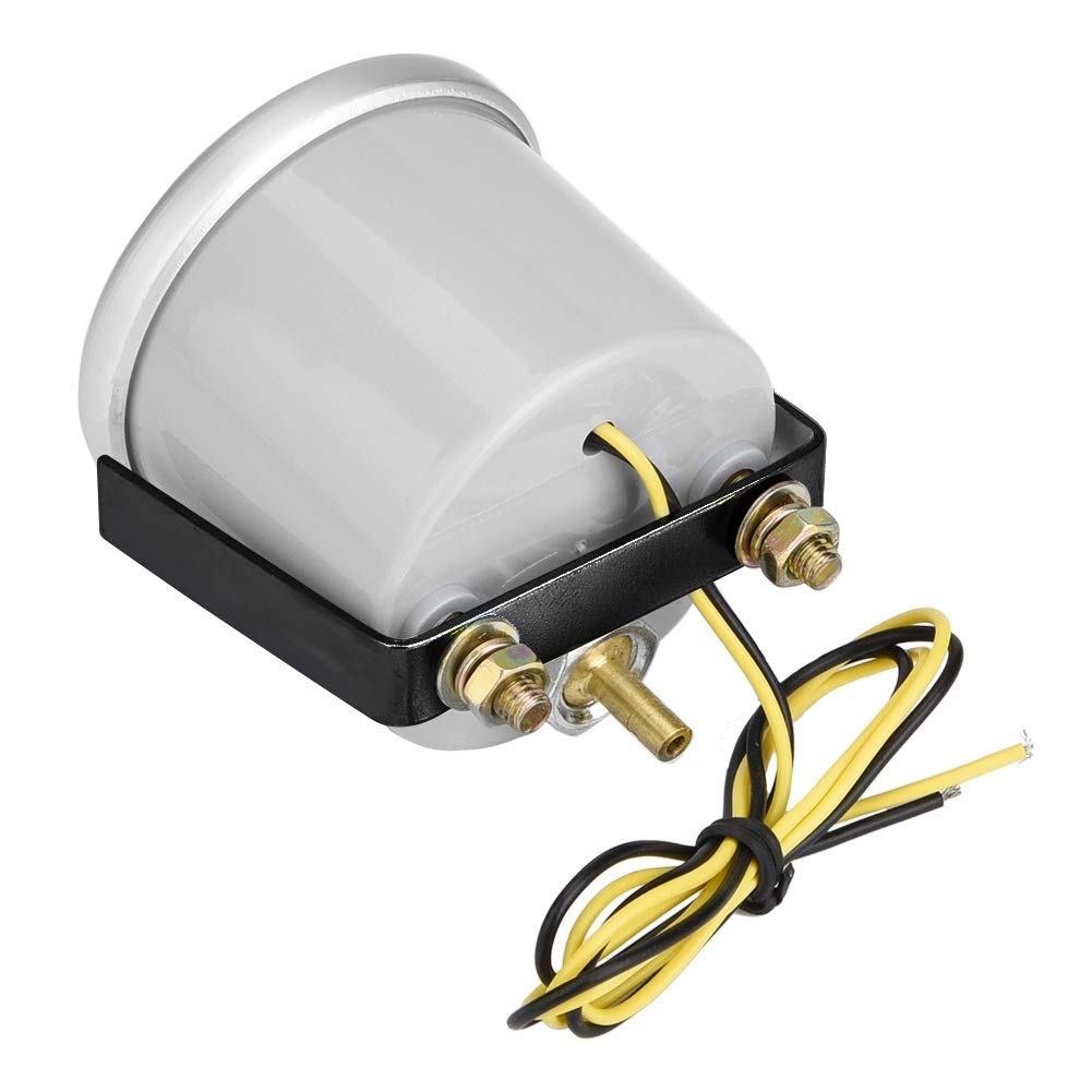 Manometre pression turbo, 2" 52mm Universel LED Bar Manomètre Turbo Mètre Jauge