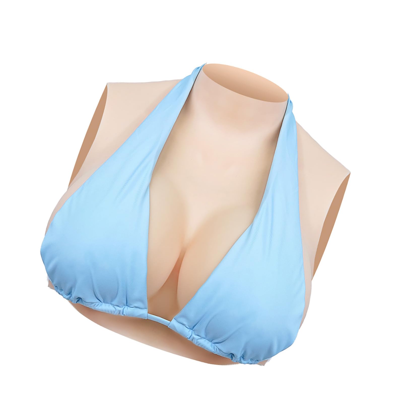 Silikon Brustplatte Weiche Brustform für Crossdresser, Transfrauen & Drag Queen Kostüme, hautfreundliches Cosplay-Accessoire