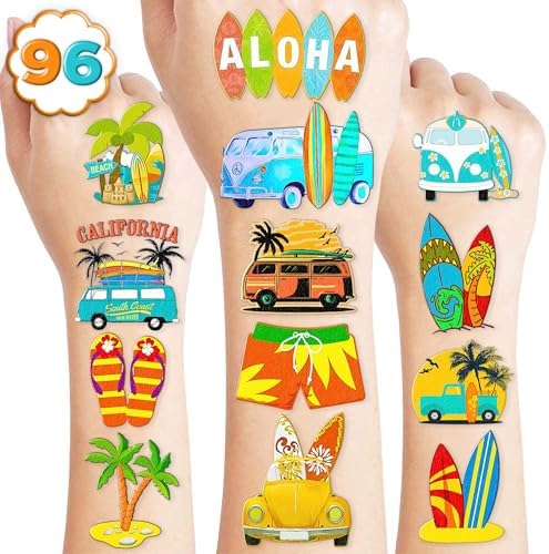 Amazon.com : 8 Sheets (96PCS) Sea Turtle Temporary Tattoos Tattoo ...