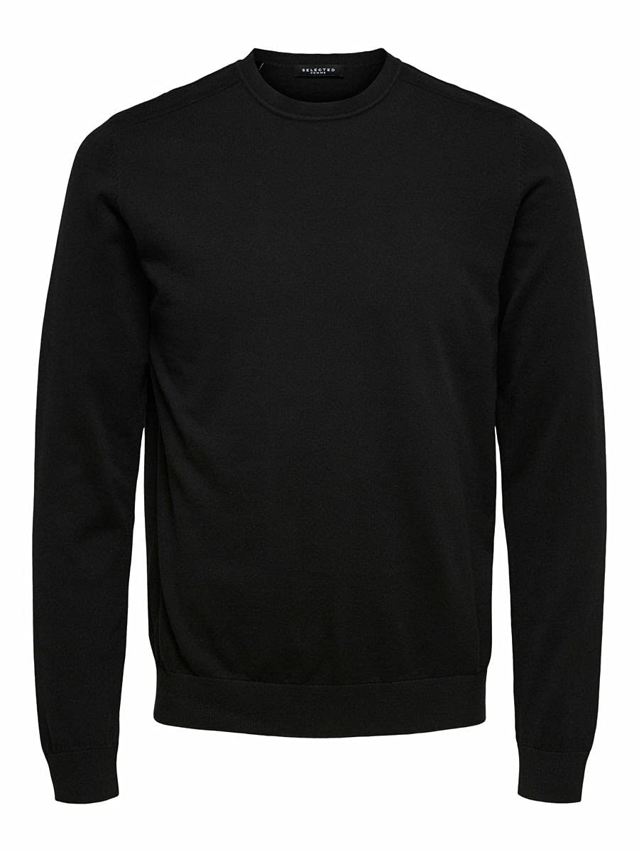 SELECTED HOMME Sweter z dzianiny Mężczyźni Slhberg Crew Neck Noos | crewneck jumper