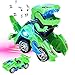CestMall Transforming Dinos Car, Robot con luci e Suoni, Toy Dinosaur Car 2 in 1 Transformers Giocattolo Elettrico per Bambini Dinosaur LED Car Giocattoli per Bambini per Natale Regali di Compleanno