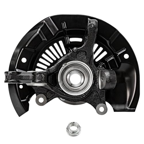 Image of Detroit Axle - FWD Front 2pc Steering Knuckles for Toyota 11-17 Sienna, 2 | Steering Knuckles & Wheel Hub Bearings Assembly 2011 2012 2013 2014 2015 2016 2017 Replacement
