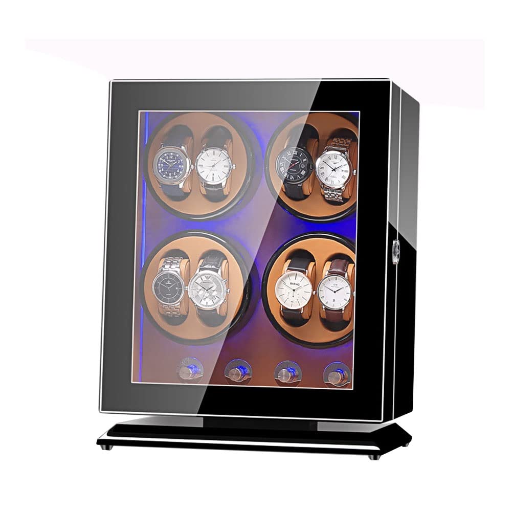 Remontoir automatique pour 8 montres, vitrine LED pour votre chambre