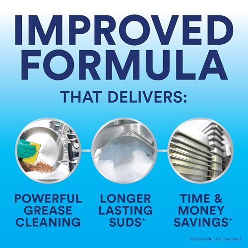 Dawn Professional Manual Pot and Pan Detergent, Dish Soap, Liquid Concentrate, 1 Gallon (Case of 2) with 1 Pump - Image 4