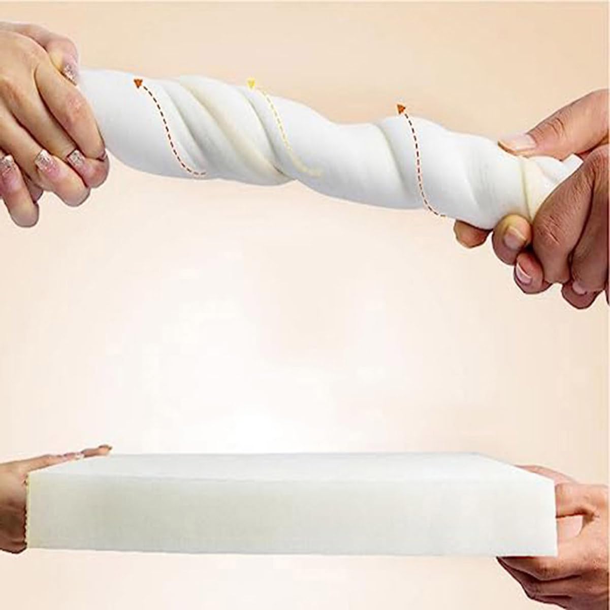 Stoelkussens voor eetkamer/keuken/stoelkussen, 40/45/50 cm, vierkant zitkussen voor thuis, keuken, bank, kantoor, vloer, stoelkussen met kussen (maat: 40 x 40 cm, kleur: oranje