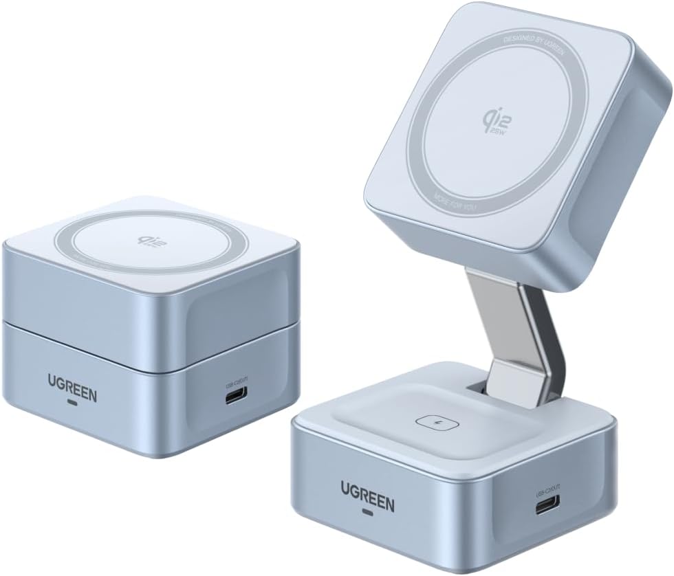 Chéroy PowerDuo - 2 in 1 Draadloze Oplader - Wit - 15W Qi Oplaadstation Chéroy PowerDuo - 2 in 1 Draadloze Oplader - Wit - 15W Qi Oplaadstation