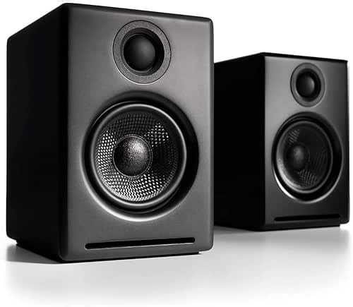 Audioengine A2+ Desktop 24 Bit Wireless Bluetooth Desktop Speakers -
