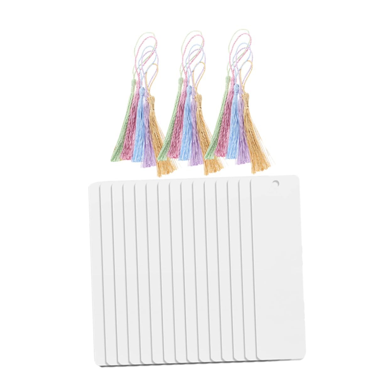 Regalo Lectores Personalizable 20 Marcadores De Libros Acrílicos Transparentes - Con Borlas, Para Manualidades Y Regalos Tapete Cricut