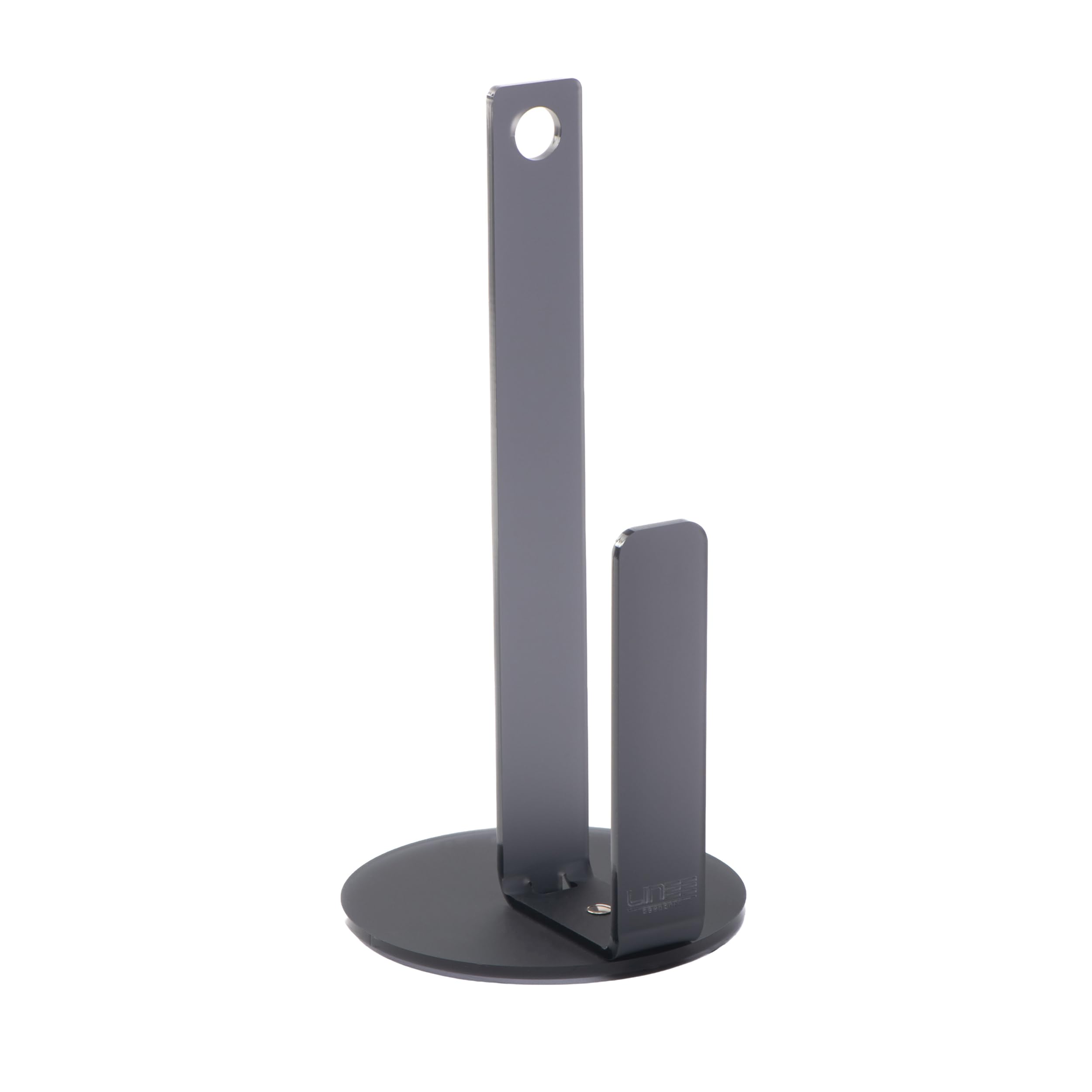 LINEE Recanati MEDITERRANEA Portarotolo in PMMA 16x16x33 cm – Accessorio da Tavola Moderno – Design Elegante Made in Italy (Fumè Grigio Satinato)
