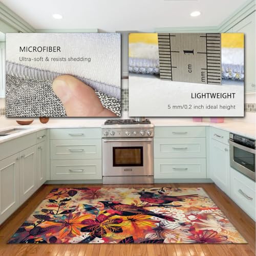 Tapis lavable 180x270cm à poil bas idéal pour les pièces à fort passage - 4