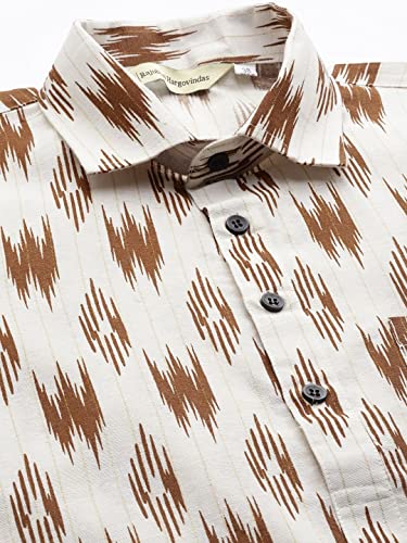Image of Rajubhai Hargovindas Men's Festive Cotton Pathani Kurta