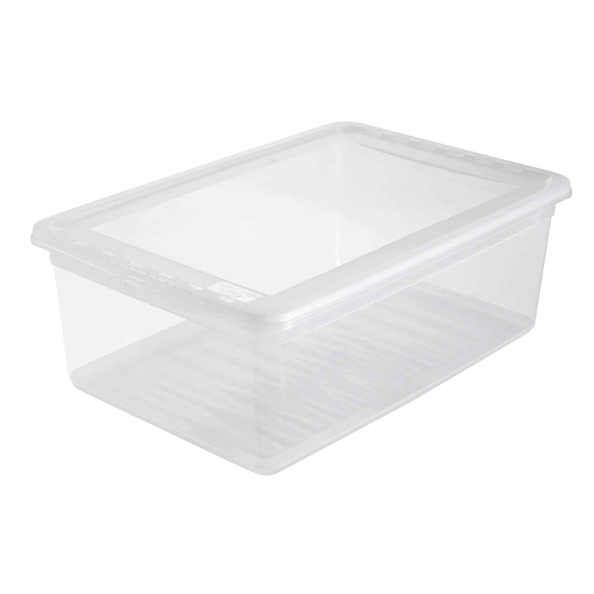 keeeper bea 4x Aufbewahrungsbox mit Air Control System, 39 x 26,5 x 14 cm, 11 l, Transparent
