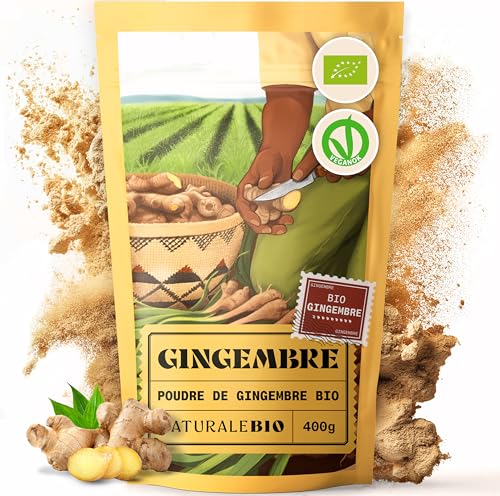 NaturaleBio Gingembre en poudre 400g