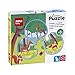 Apli kids 18821-Puzzle Trio Animali e il suo habitat-Include 8 puzzle da 3 ciascuno, 24 pezzi dimensioni Ø 9 cm, 18821