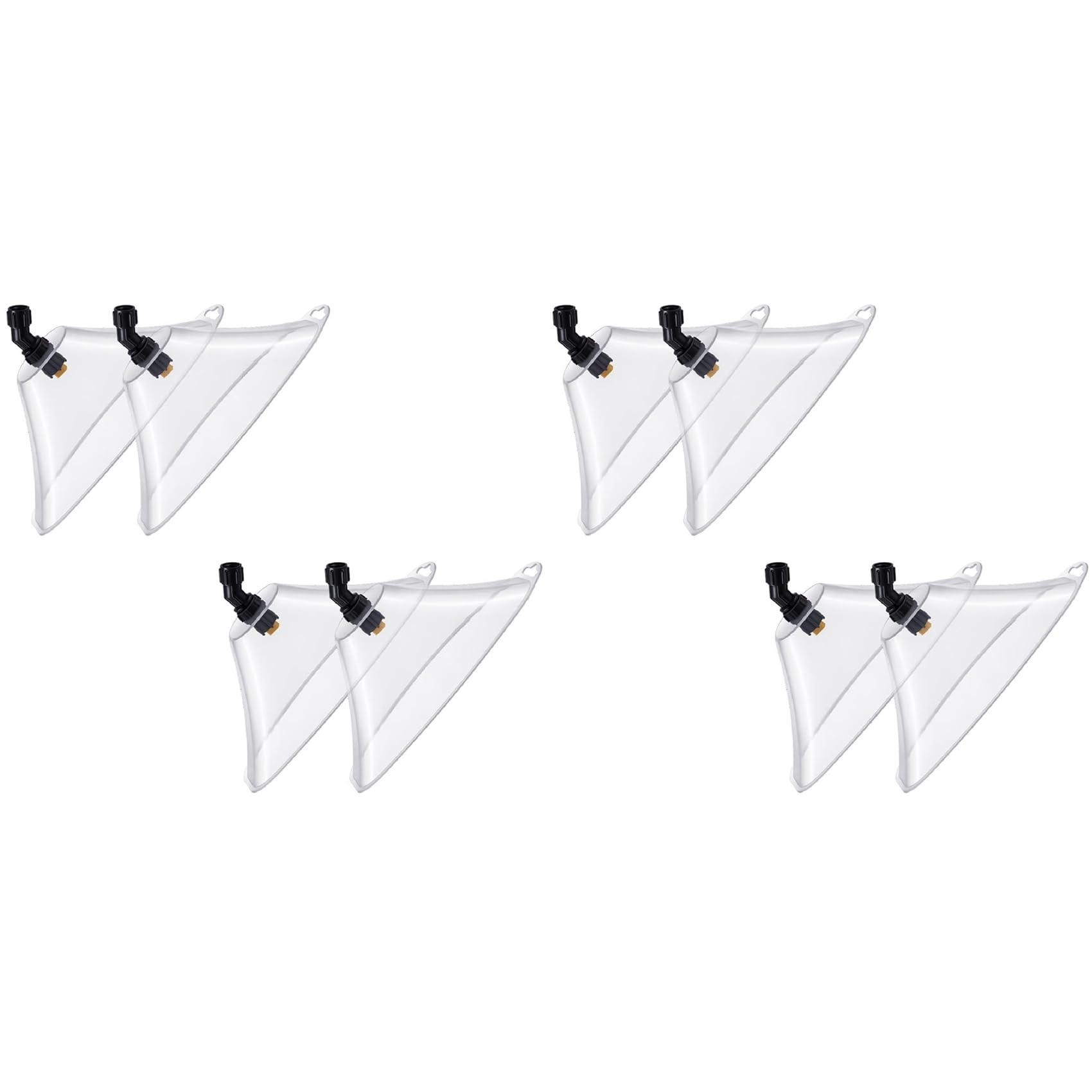 8 Pack Windproof Hood Nozzle High Pressure Atomizing Nozzle Point Hood with Nozzle Sprayer Gardening Tools