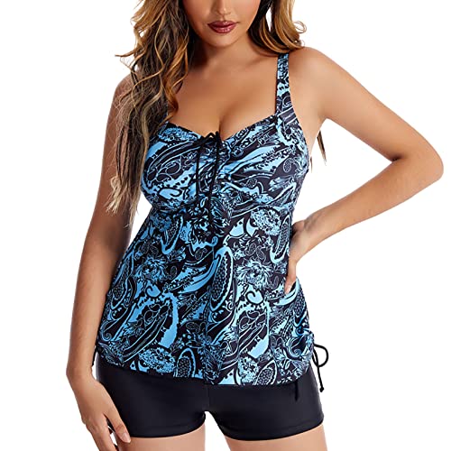 Traje De Baño Mujer Natación Tankinis Reductor Barriga Tankini Dos Pieza Traje De Baño Talla Grande Sexy Trajes De Baño Reductores Vientre Plano Bañador Push Up Menstrual Monokinis Ropa De Surf Oferta