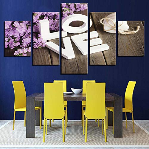 Cuadros en lienzo modernos decorativos 5 paneles formato canvas poster landscape 2