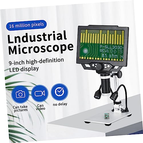 Microscope numérique portable USB 12 MP écran LCD 9 pour loupe à pièces et électronique - 6