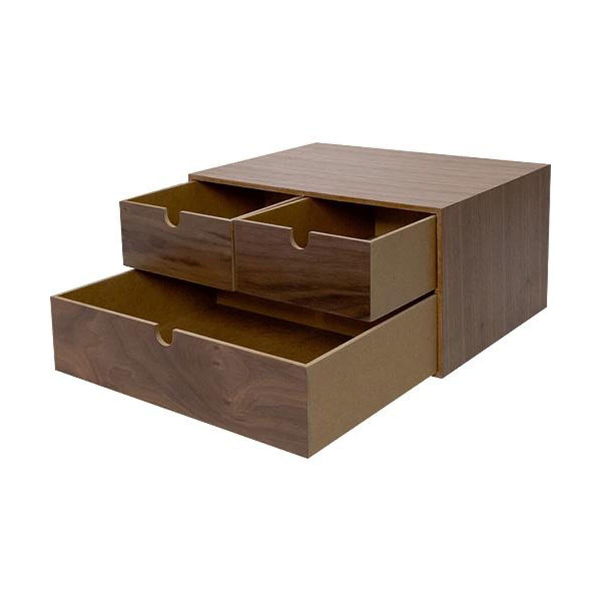 Amazon｜ニトリ 収納ボックス ナチュラルウッド 2段 NITORI 8700254
