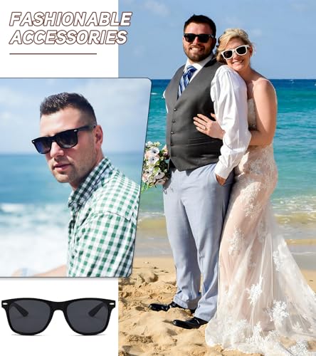 40 Pack Retro Style Sunglasses Bulk Classic Shades Wholesale Black White Eyewear Women/Men's Party Favors3