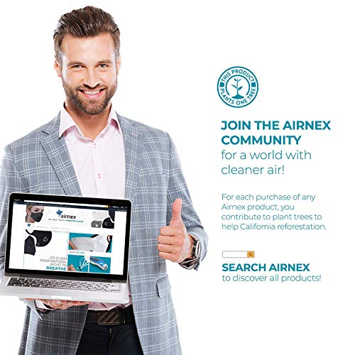 Airnex Set Of 10 Activated Carbon Pm2.5 Filters And 4 Exhaust Valves Replacement Fit Most Dust And Pollution Masks In The Market #TOP6