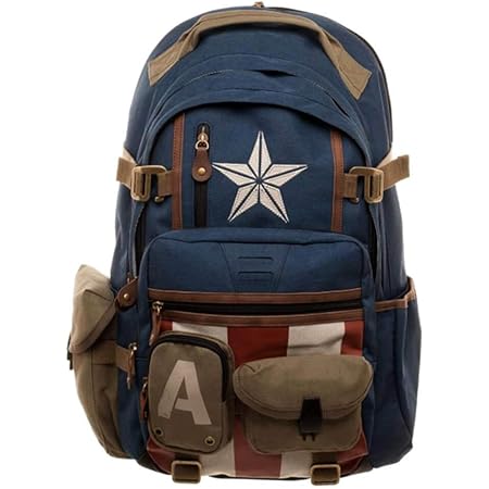 Captain america herringbone backpack Clearance