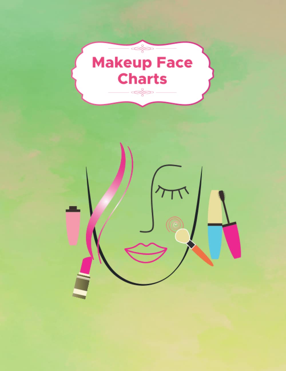 Buy Makeup face Charts Basic Face Charts to Practice Makeup for Kids