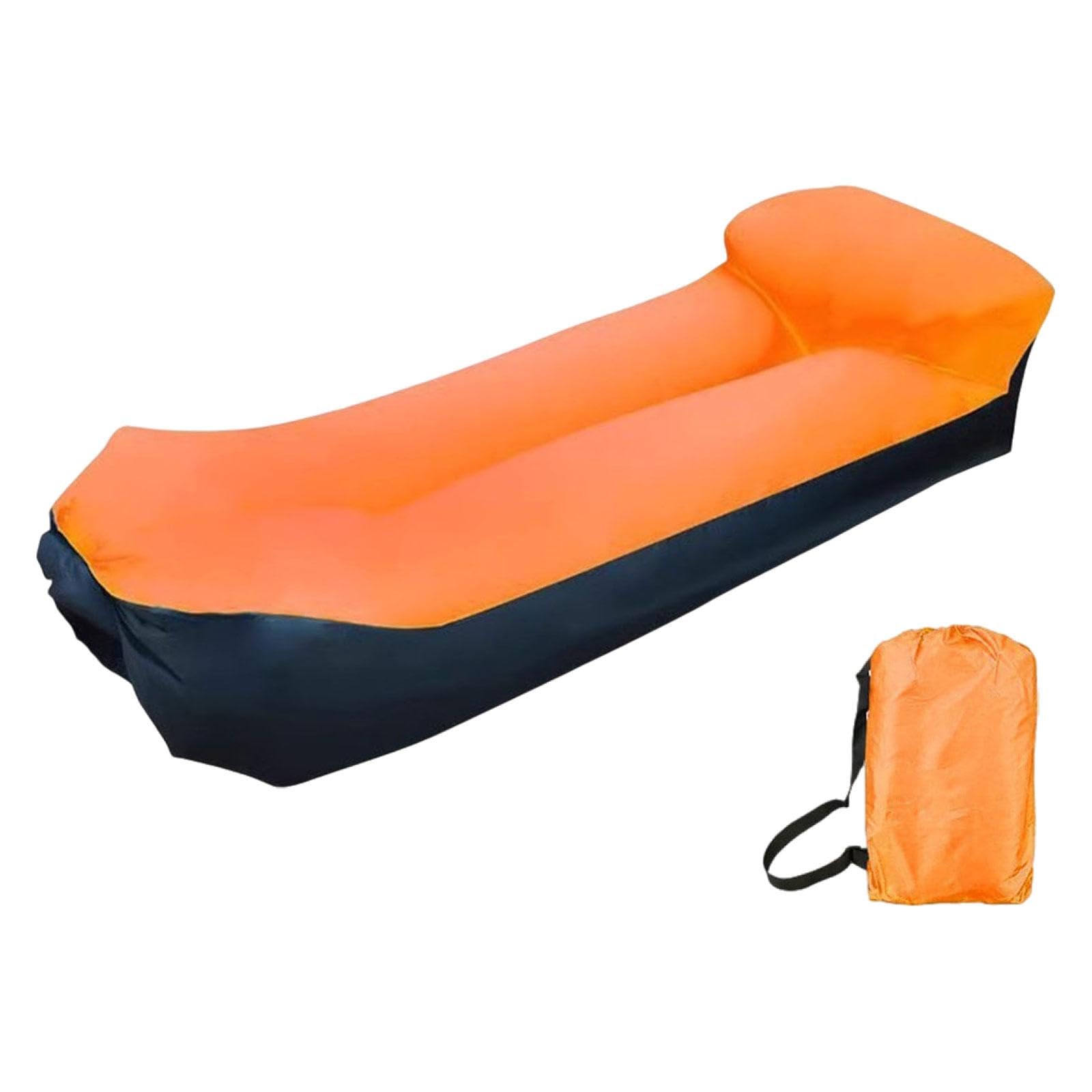 FABLOFT Inflatable Lounger Trendy Inflatable Chair for Adults & Kids Beach Traveling Orange-image-28