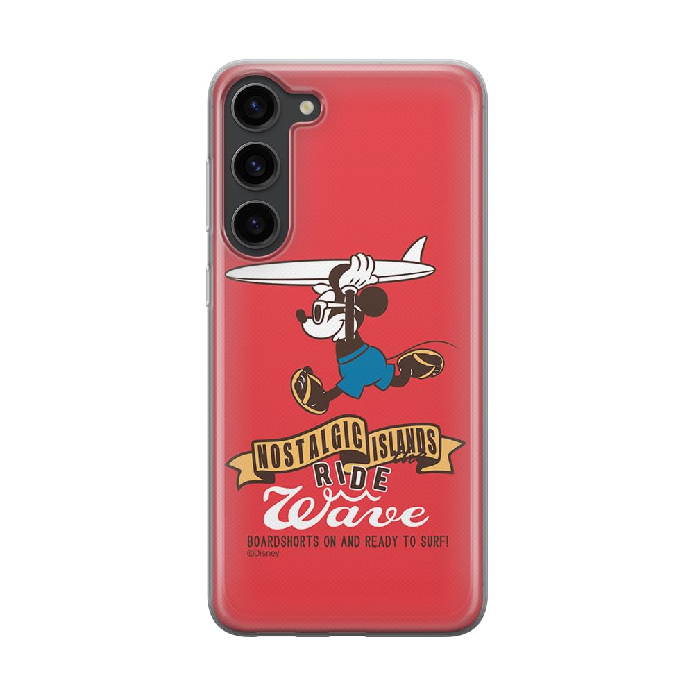 ERT GROUP mobile phone case for Samsung S23 PLUS original and officially Licensed Disney pattern Mickey 008 optimally adapted to the shape of the mobile phone, case made of TPU