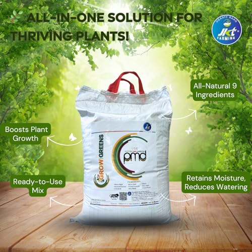 Image of PMD Organic Potting Soil Mix for Plants, Nutrient Rich, Enriches Soil, Develops Root, Pest Deterrent, Ideal for Outdoor & Indoor Plant, Home Garden, Flowers, Herbs & Succulents, 10Kg