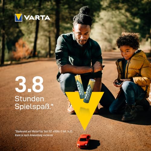 VARTA Batterien AAA, wiederaufladbar, 4 Stück, Power on Demand Recharge Accu, Akku, 800 mAh Ni-MH, ohne Memory Effekt, vorgeladen… – Ansicht 5