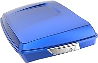 Vista 1 de Harley Tour Pack, equipaje desmontable Razor Tour Pack Maleta para Harley Touring Street Glide, Electra Glide, Road King, Road Glide Special Azul