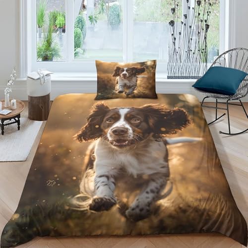 Housse de couette Springer Retriever hypoallergénique et douce contre la transpiration - 2