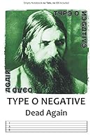 Type O Negative Dead Again: Guitar Tab Notebook 1658136063 Book Cover