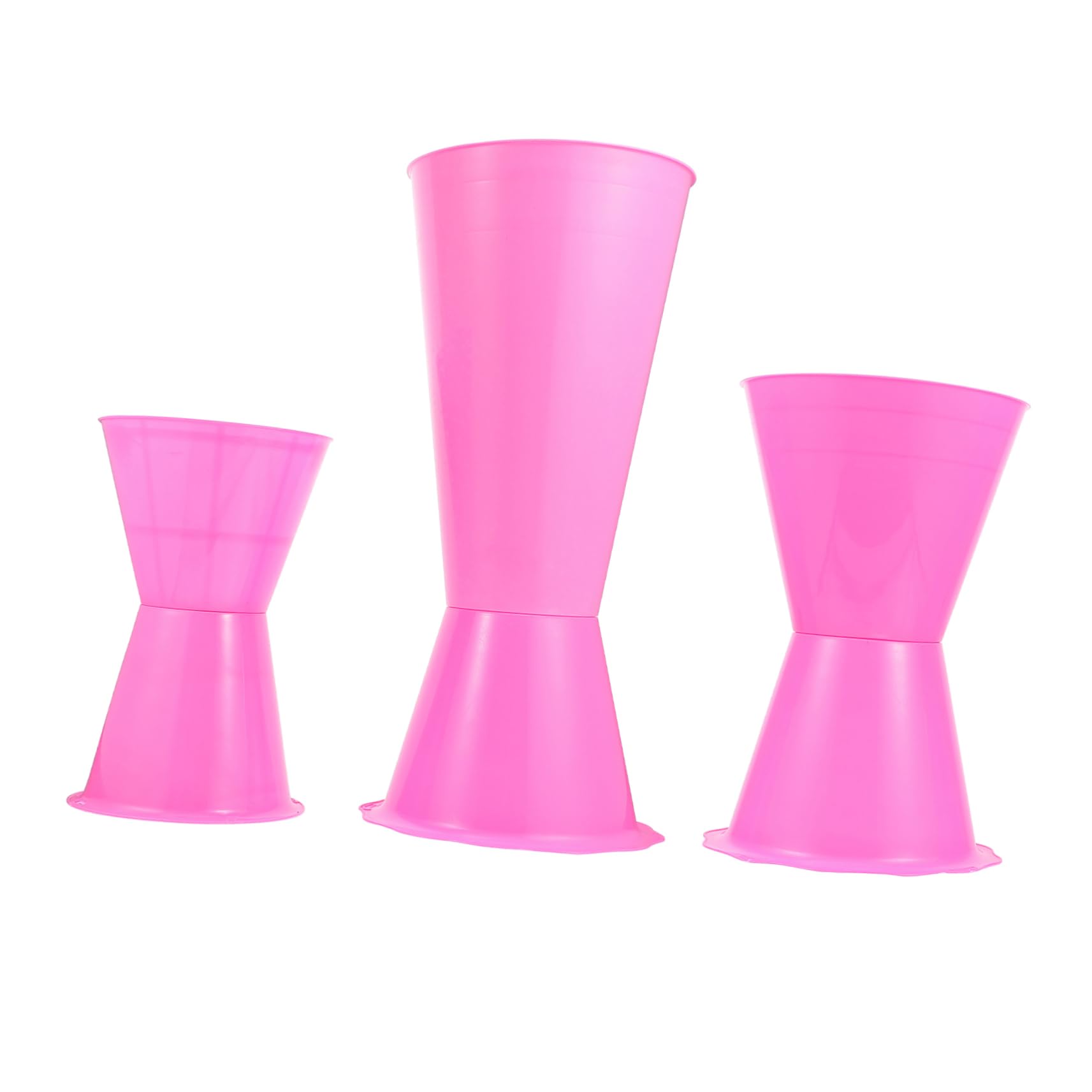 ULDIGI 3pcs Flower Arrangement Arrow Bucket for Bridal Flowers Bouquets Floral Foam Round Bouquet Holder Supplies