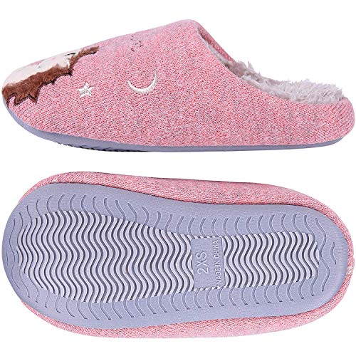 Fluffy Unicorn Slippers Furry Lining Unicorn Slippers Winter Warm Slippers Indoor Outdoor Shoes For Women2